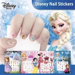 Merkloos Disney Frozen Nagelstickers - Nagellak Voor Kinderen - Kindernagels - Nagel Versiering Voor Kids - Meisjes Make-up & Prinses - DIY Nagels Kind - Thema: Frozen / Elsa & Anna