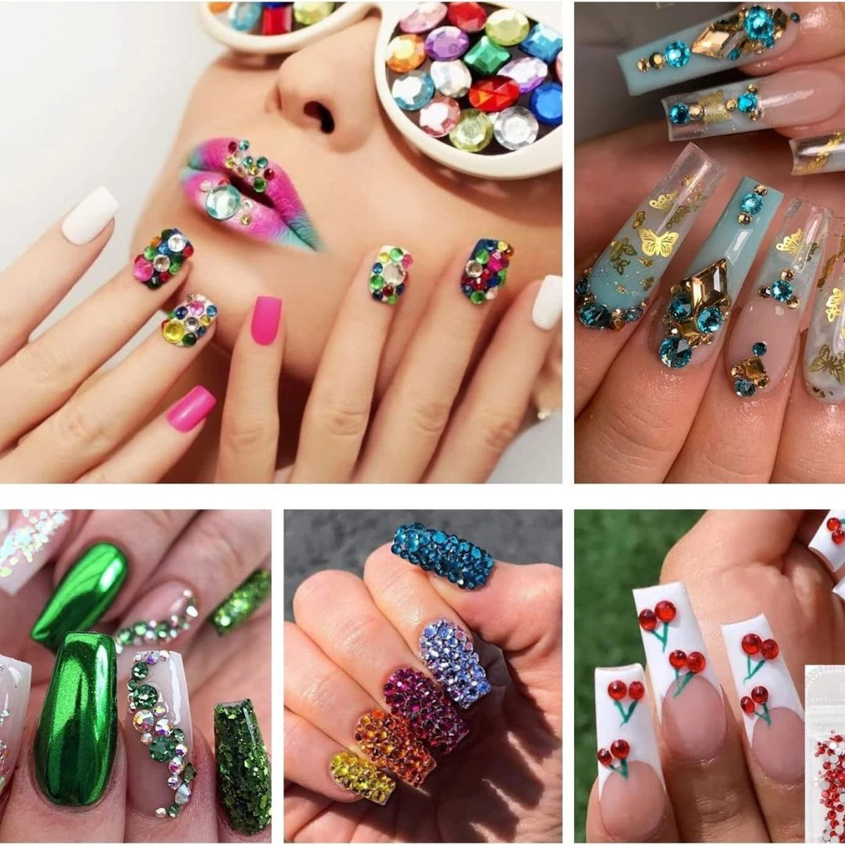 GUAPÀ® Nail Art Rhinestones | 12 Diverse Kleuren Diamantjes | Nagel Diamantjes | Nagelsteentjes | Nagel Versiering En Decoratie | Nagelstickers | Ook Geschikt Voor Acrylic, Gellak, Gel En Polygel Nagels | Nail Art 3 GUAPÀ® Nail Art Rhinestones | 12 Diverse Kleuren Diamantjes | Nagel Diamantjes | Nagelsteentjes | Nagel Versiering En Decoratie | Nagelstickers | Ook Geschikt Voor Acrylic, Gellak, Gel En Polygel Nagels | Nail Art - Afbeelding 3