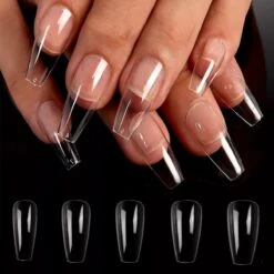 Knapzeker Gelly Tips Medium Coffin 500 Stuks 12 Maten Plaknagels Met Doos + Knapzeker Nagelvijl 100/180 - Transparant Nageltips Full Cover Voor Acryl - Gel Nails- Nepnagels Soak Off -Nagelverzorging Winkel 1200x1200 940
