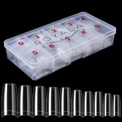 Royala Nagel Tips French 500 Stuks + 2x 10 Gram Nagellijm + 2x Nagelvijl 100/180 Grit - Kunstnagel Set - NepNagels Tips - Transparant / Clear / Helder - Acryl En Gel In Tipbox -Nagelverzorging Winkel 1200x1200 991
