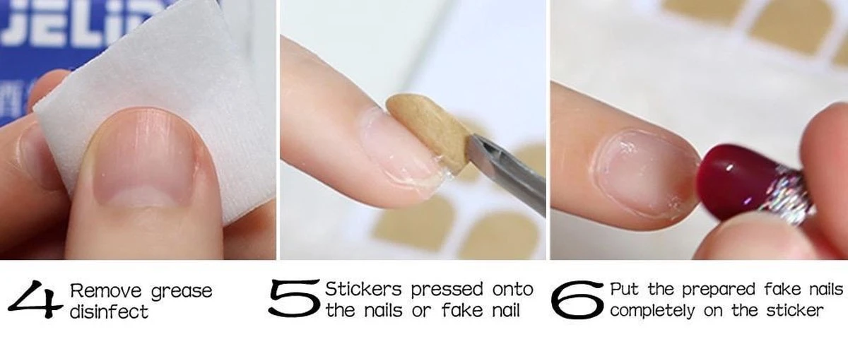 Merkloos Witte Lijntjes Nagels - Plaktabs - Plaknagels - Medium Lang 5 Merkloos Witte Lijntjes Nagels - Plaktabs - Plaknagels - Medium Lang - Afbeelding 5