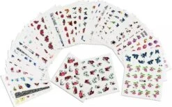 Pakket Van 50 Vellen Met Water Transfer Stickers / Decals - Sparkolia Nagel Styling - Nail Art Velletjes - Nagelstickers -Nagelverzorging Winkel 1200x746 1