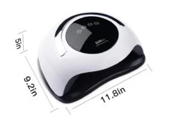 Nageldroger 120 Watt LED UV Inclusief Manicure- Pedicure Set - Professioneel - Nagel Lamp LED - Professionele Nageldroger - Ledlamp - Gel Nagellak - Gelpolish - Gel Nagels - Builder Gel - Acryl -Nagelverzorging Winkel 1200x870 1