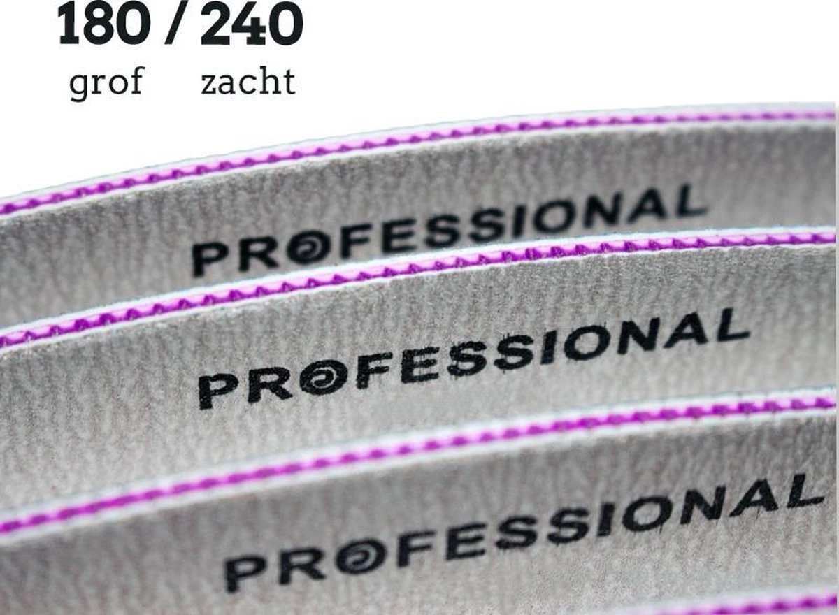 Professionele Nagelvijl 10 Pcs - Moon #180/240 - Top Kwaliteit - Gratis Verzending 3 Professionele Nagelvijl 10 Pcs - Moon #180/240 - Top Kwaliteit - Gratis Verzending - Afbeelding 3