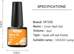 Mtssii - Gelnagel Kit - 5 ZOMER KLEUREN Gellak - Blauw, Groen, Oranje/nude, Geel En Lila- Starterkit - Manicure Set - 54 Watt UV Lamp - Gel Nagels -Nagelverzorging Winkel 1200x886