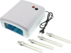 Merkloos Nageldroger UV-lamp 36 Watt - Lamp Nagels - Gellak - Gelnagels - Gel Nagellak Droger - Nagellamp - Nagel Lamp - Wit -Nagelverzorging Winkel 1200x904 1