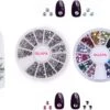 GUAPÀ® Nail Art Nagel Decoratie Steentjes & Diamantjes Inclusief Nail Art Nagellijm 3 Ml