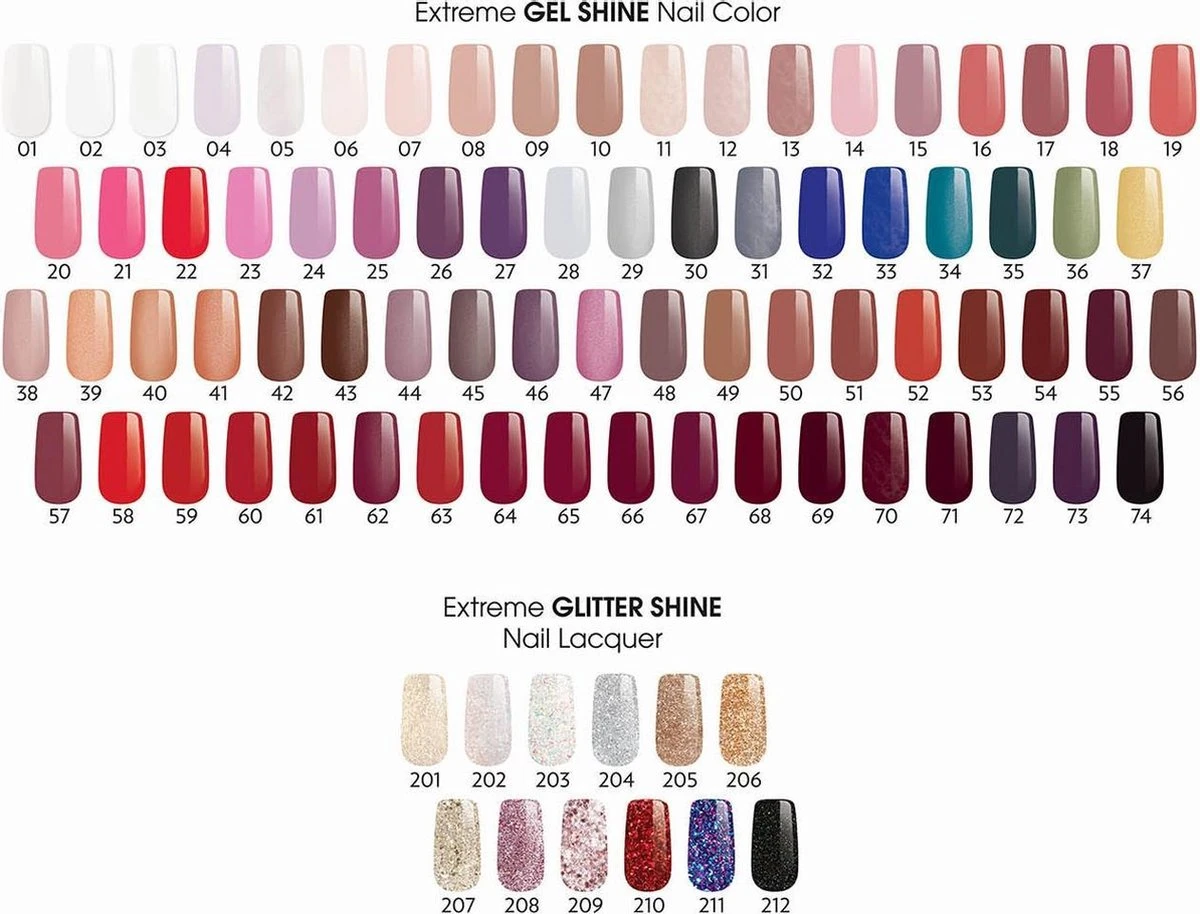 Golden Rose Extreme Glitter Shine Nail Lacquer NO: 202 Nagellak Exteme Glans Glitterlak 3 Golden Rose Extreme Glitter Shine Nail Lacquer NO: 202 Nagellak Exteme Glans Glitterlak - Afbeelding 3