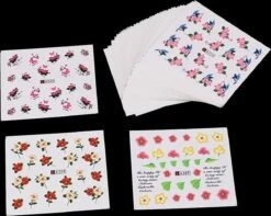 Pakket Van 50 Vellen Met Water Transfer Stickers / Decals - Sparkolia Nagel Styling - Nail Art Velletjes - Nagelstickers -Nagelverzorging Winkel 1200x958 2