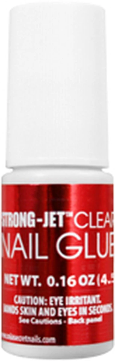 Strong-Jet Transparante Nagellijm 5ML - Kwastje 1 Strong-Jet Transparante Nagellijm 5ML - Kwastje