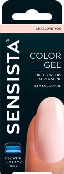 Sensista Color Gel Chai Love You - Nude/Transparant -Nagelverzorging Winkel 441x1200