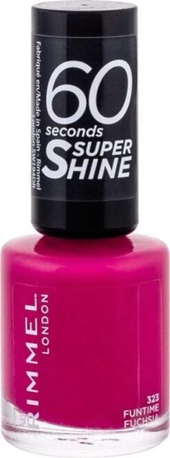 Rimmel London 60 Seconds Supershine Nagellak - 323 Funtime Fuchsia