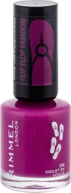 Rimmel London Rimmel 60 Seconds Super Shine Nagellak - 336 Violet En Vogue -Nagelverzorging Winkel 446x1200