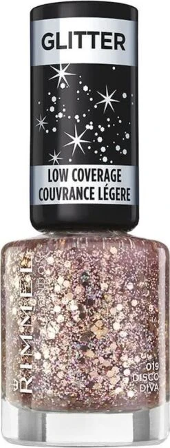 Rimmel London Glitter Low Coverage Nagellak - 019 Disco Diva