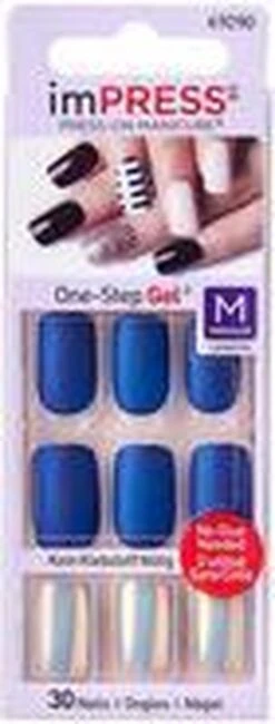 Kiss ImPRESS Press-on Manicure Call It Off- Kunstnagels - Nagels - Press On Nails - Plaknagels - Nepnagels - 30 Stuks - Beste Kwaliteit -Nagelverzorging Winkel 456x1200 3