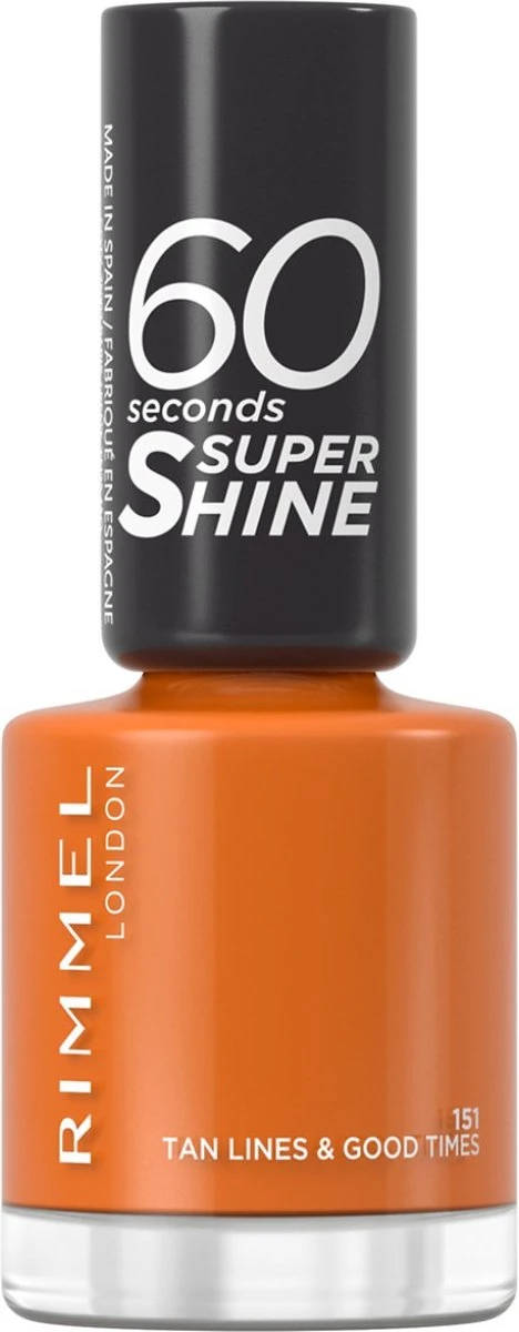 Rimmel London 60 Seconds SuperShine Nagellak - 151 Tan Lines & Good Times 1 Rimmel London 60 Seconds SuperShine Nagellak - 151 Tan Lines & Good Times