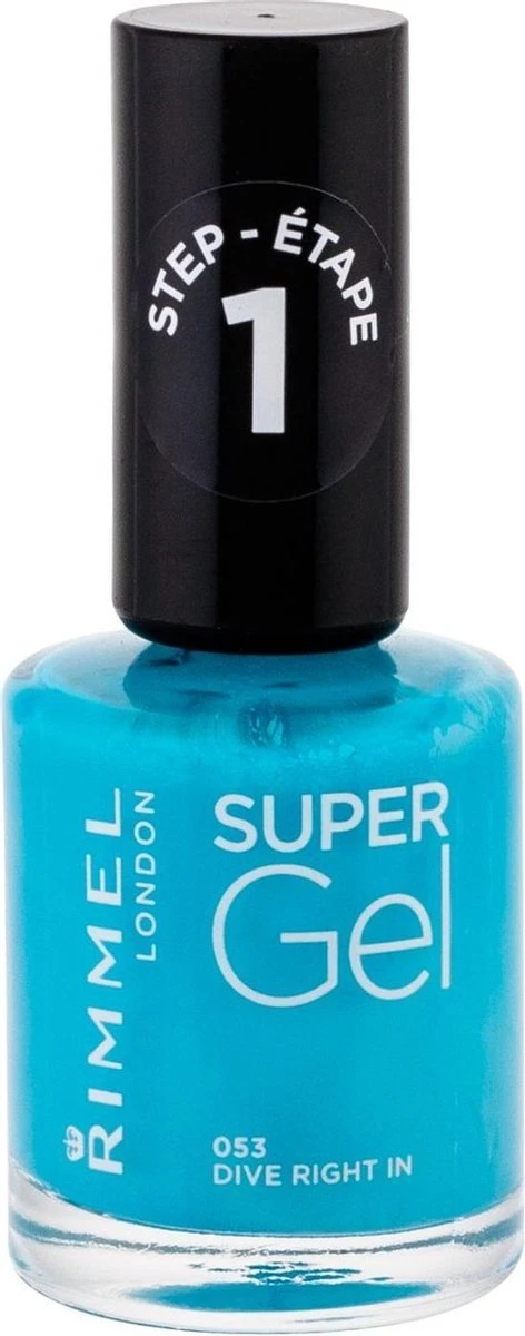 Rimmel London SuperGel Nagellak - 053 Dive Right In 5 Rimmel London SuperGel Nagellak - 053 Dive Right In - Afbeelding 5