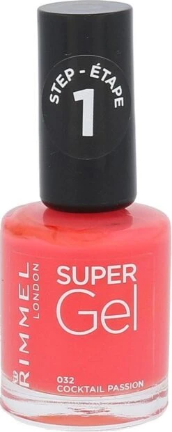 Rimmel London Super Gel Nagellak - 032 Cocktail Passion -Nagelverzorging Winkel 477x1200