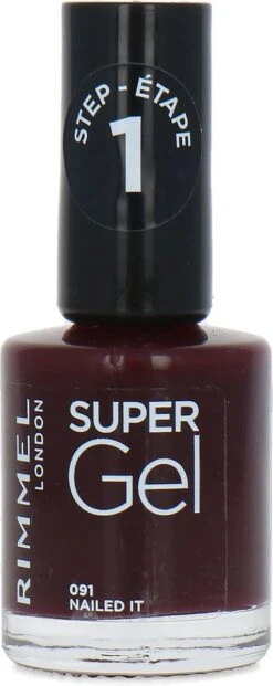 Rimmel London SuperGel Nagellak - 091 Nailed It - Rood 9 Rimmel London SuperGel Nagellak - 091 Nailed It - Rood -Nagelverzorging Winkel 477x1200 3