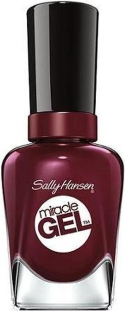 Sally Hansen Miracle Gel Nagellak - 480 Wine Stock - Rood -Nagelverzorging Winkel 483x1200 9