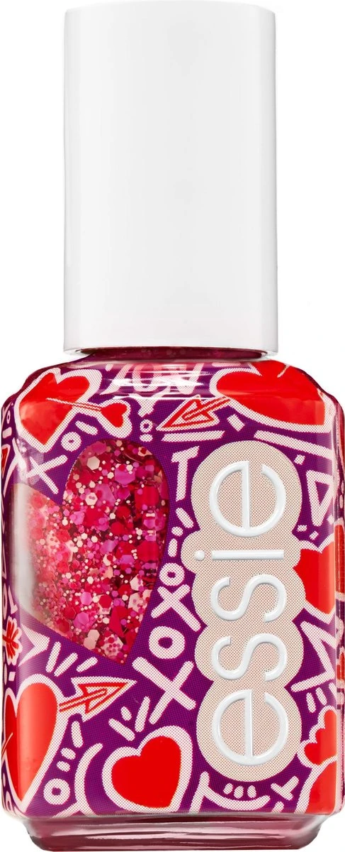 Essie Valentijnscollectie Matte Glitter Top Coat - 600 You're So Cupid - Rood Nagellak - 13,5 Ml 1 Essie Valentijnscollectie Matte Glitter Top Coat - 600 You're So Cupid - Rood Nagellak - 13,5 Ml