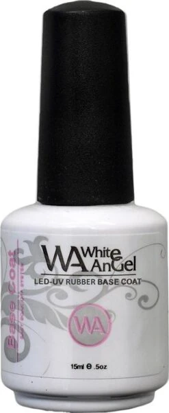 White An Gel Rubber Base Coat - Gel Nagellak - UV & LED