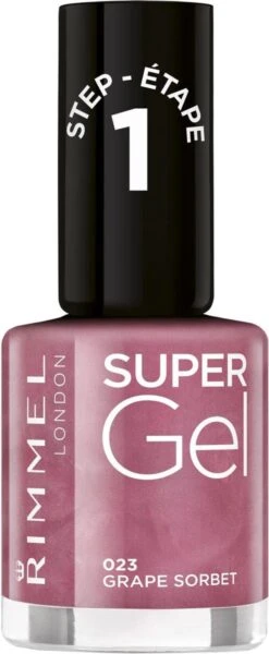Rimmel London Super Gel Nagellak - 023 Grape Sorbet -Nagelverzorging Winkel 494x1200 10