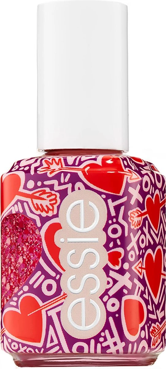 Essie Valentijnscollectie Matte Glitter Top Coat - 600 You're So Cupid - Rood Nagellak - 13,5 Ml 2 Essie Valentijnscollectie Matte Glitter Top Coat - 600 You're So Cupid - Rood Nagellak - 13,5 Ml - Afbeelding 2