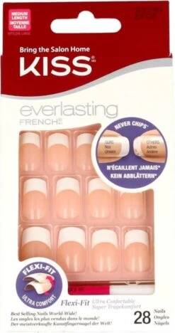 Kiss Everlasting French Infinite - 28 Stuks - Nepnagels -Nagelverzorging Winkel 634x1200 2