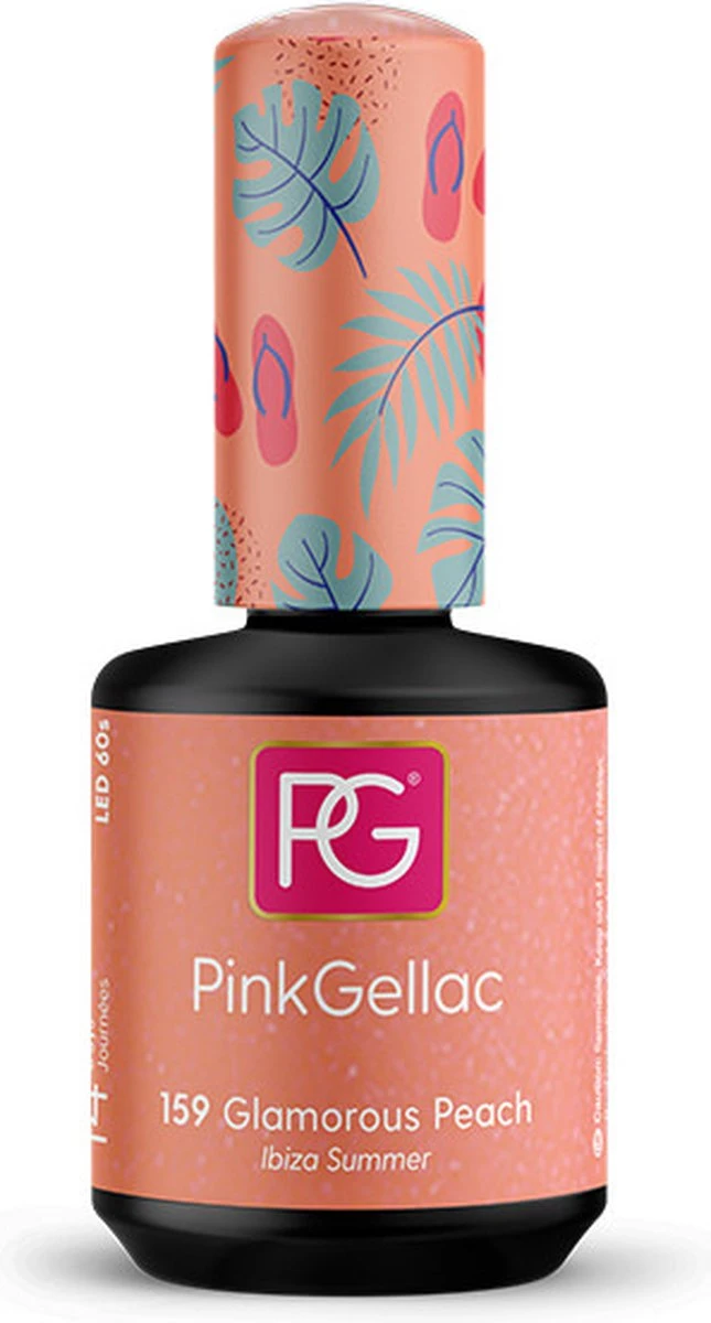 Pink Gellac - Glamorous Peach - Gellak - Vegan - Oranje - Glanzend - 15ml 6 Pink Gellac - Glamorous Peach - Gellak - Vegan - Oranje - Glanzend - 15ml - Afbeelding 6