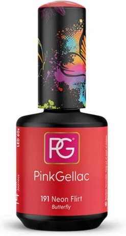 Pink Gellac - Neon Flirt - Gellak - Vegan - Roze - Glanzend - 15ml -Nagelverzorging Winkel 645x1200 4