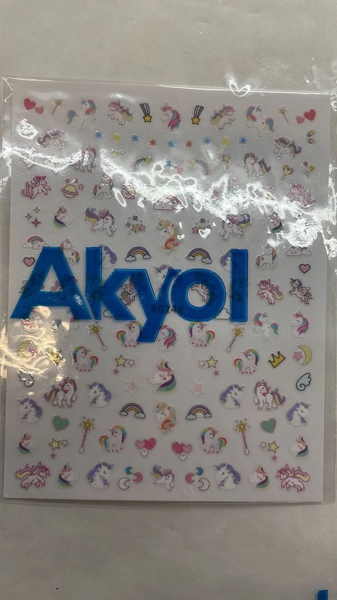 Nagel Stickers - Unicorn - Nagels - Nagel Sticker - Decoratie - Stickers Voor Nagels - Stickers – Unicorn Nagelsticker – Fantasie – Regenboog – Ster – Stickervel Voor Nagels 2 Nagel Stickers - Unicorn - Nagels - Nagel Sticker - Decoratie - Stickers Voor Nagels - Stickers – Unicorn Nagelsticker – Fantasie – Regenboog – Ster – Stickervel Voor Nagels - Afbeelding 2