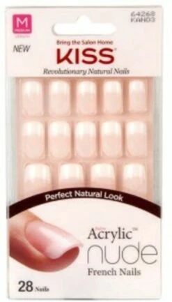 KISS - NUDE RECHT KUNSTNAGELS - Nepnagels -Nagelverzorging Winkel 685x1200