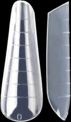 Royala Mold11 Dual System Forms - Mold - 120 Stuks - 12 Maten In Handige Tipbox - Polygel Tips - Voor Polygel En Acrylgel - Mix System Forms - Tips Voor Polygel - Royala Dual Mold Tips Line -Nagelverzorging Winkel 703x1200