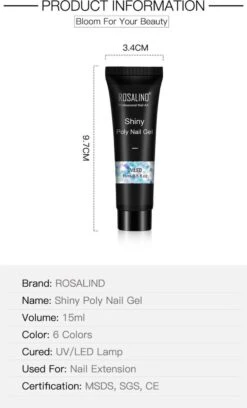 Polygel- Polygel Kit- Polygel Nagels- Polygel Kleuren- 15ML - Polygel Set- 3 Kleuren Polygel - Gel Solution - Nale File 2 - Nail Brush 1 - 12 PCS Tips 1 - Decoration - Nagellamp - Base Gel - Top Coat 1 -Nagelverzorging Winkel 726x1200