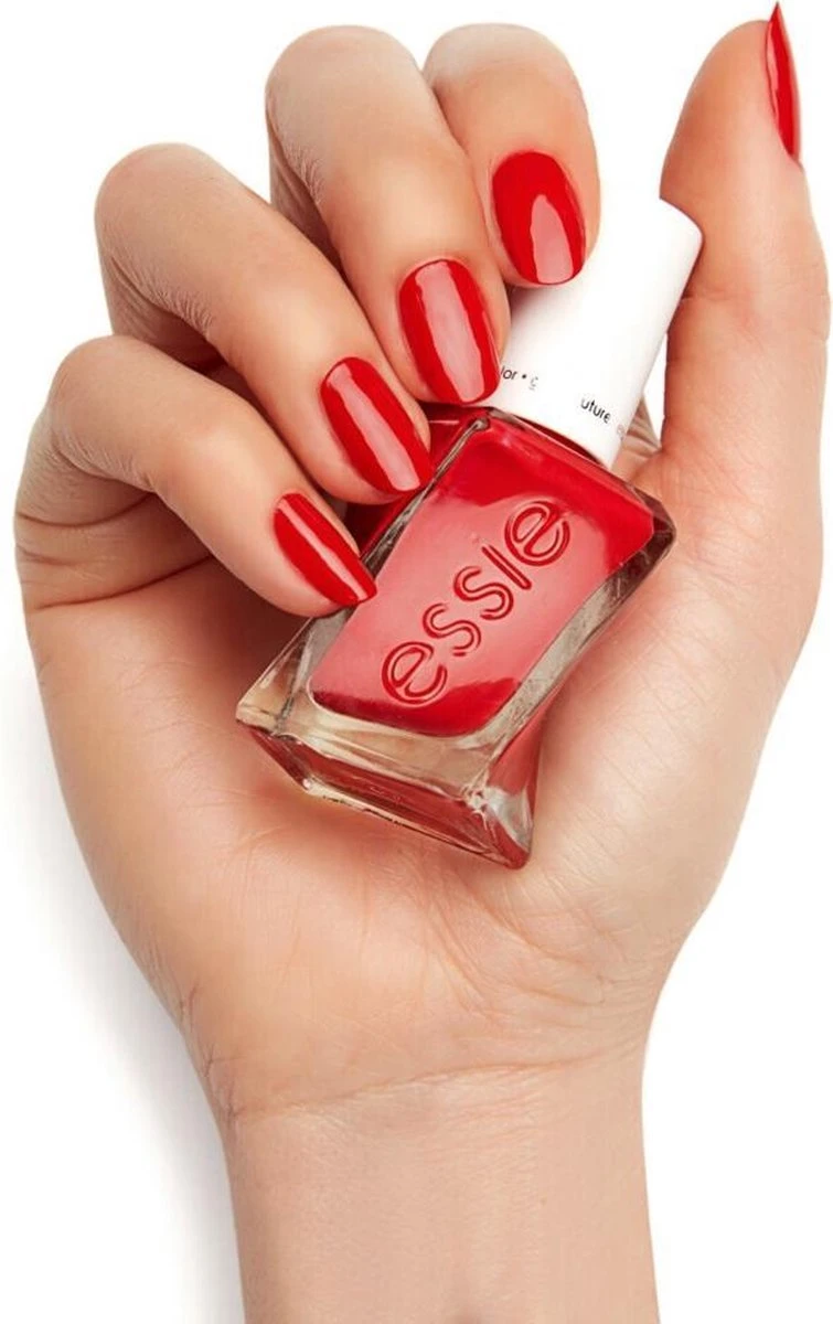 Essie Gel Couture - 270 Rock The Runway - Rood - Glanzende Nagellak Met Gel Effect - 13,5 Ml 2 Essie Gel Couture - 270 Rock The Runway - Rood - Glanzende Nagellak Met Gel Effect - 13,5 Ml - Afbeelding 2