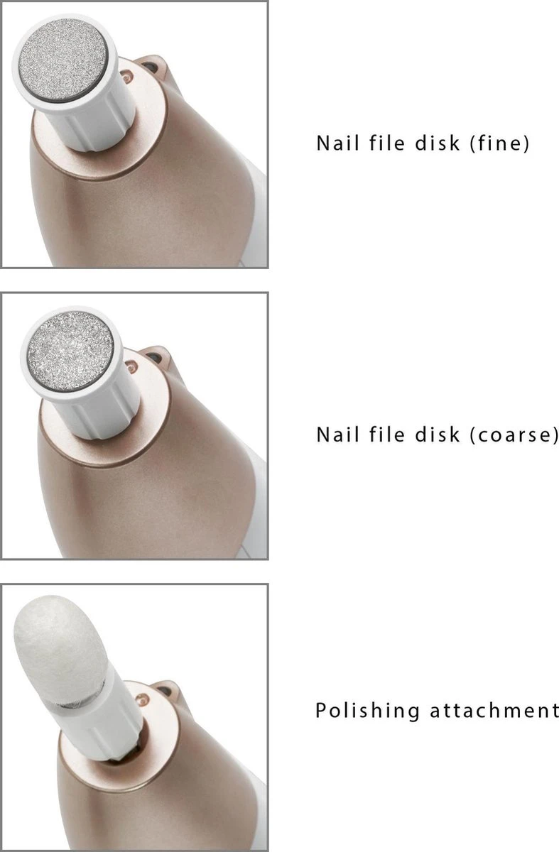 Clatronic ProfiCare MPS 3004 - Elektrische Manicure En Pedicure Set - 7 Nagelverzorgingsopzetstukken - 5-traps Schakeling 14 Clatronic ProfiCare MPS 3004 - Elektrische Manicure En Pedicure Set - 7 Nagelverzorgingsopzetstukken - 5-traps Schakeling - Afbeelding 14