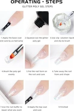 Elvi Polygel Starterskit - Complete Set Inc. USB UV/Led Mini Lamp-Nagelverlenging- Polygel 6 X 15g Perfecte Kleuren Roze - Polyacryl UV Nagellak-Quick Extension Temperature Color Changing UV Gel Pink -Nagelverzorging Winkel 802x1200 1