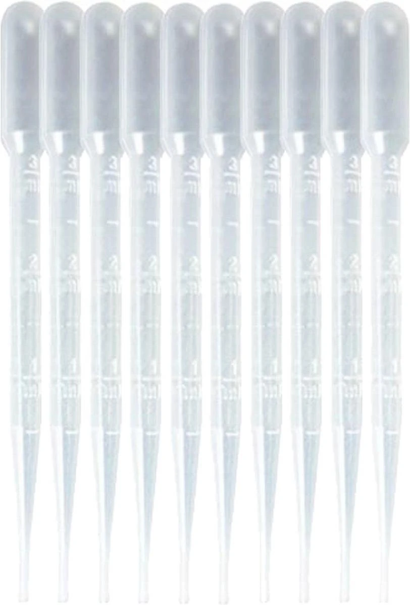 10 Stuks Pipet Voor Vloeistoffen - 3 Ml 1 10 Stuks Pipet Voor Vloeistoffen - 3 Ml
