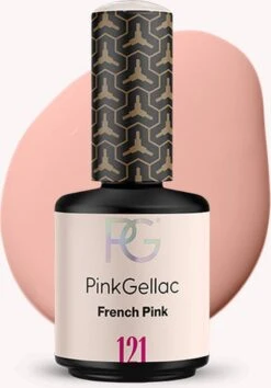 Pink Gellac - French Pink - Gellak - Vegan - Roze - Creamy Finish - 15 Ml