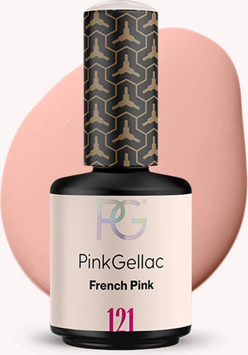 Pink Gellac - French Pink - Gellak - Vegan - Roze - Creamy Finish - 15 Ml 1 Pink Gellac - French Pink - Gellak - Vegan - Roze - Creamy Finish - 15 Ml