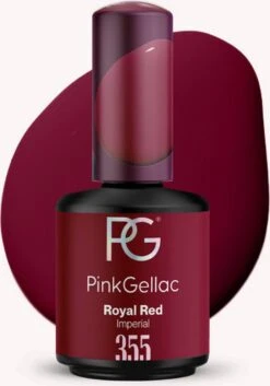Pink Gellac - Royal Red - Gellak - Vegan - Rood - Creamy Finish - 15 Ml