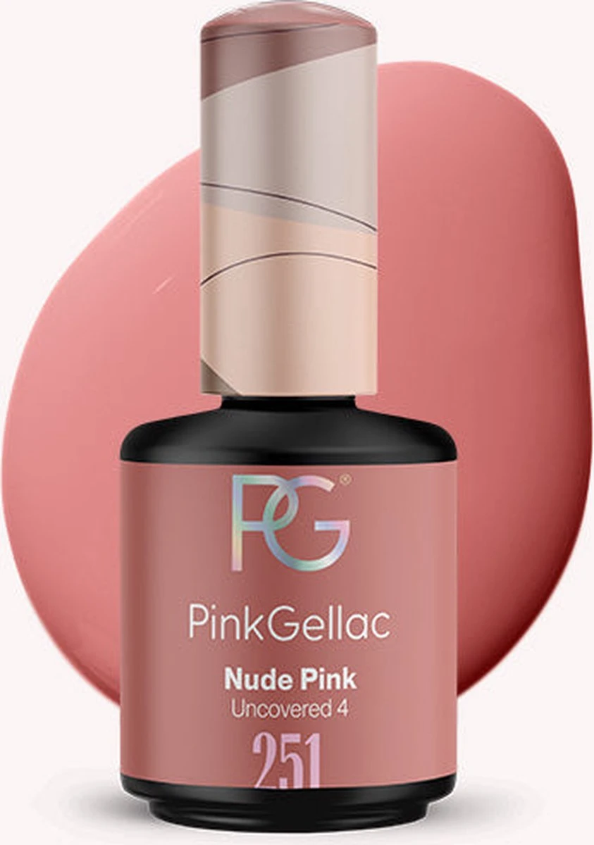 Pink Gellac - Nude Pink - Gellak - Nude - 15 Ml 1 Pink Gellac - Nude Pink - Gellak - Nude - 15 Ml