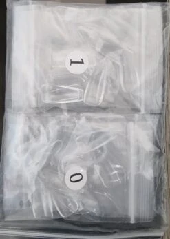 Gel Tips Nail Extension Full Cover Medium Coffin Ballerina False Tips Pre Shaped Nails Nepnagels 240ps Fake Nails- Plaknagels Met Lijm - Nageltips Transparant / Clear Tips + Nagellijm -Nagelverzorging Winkel 857x1200