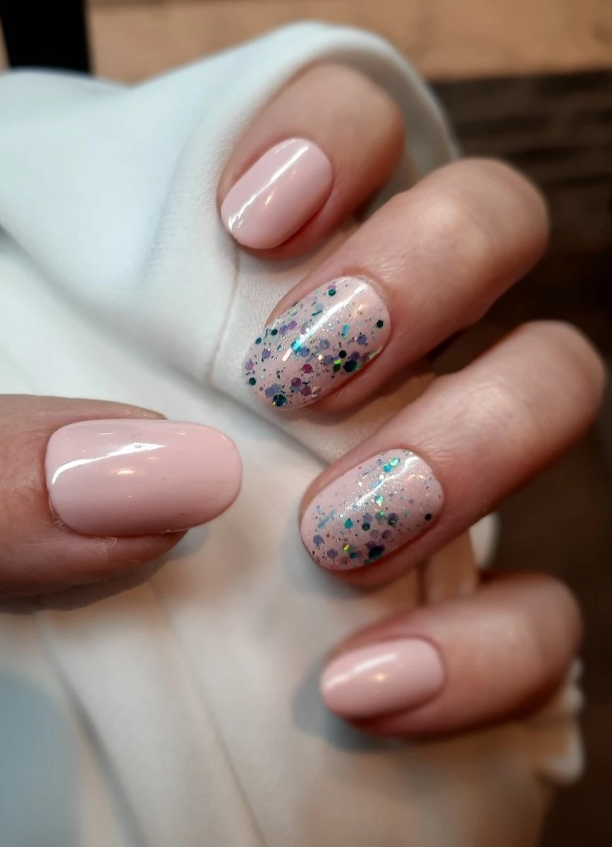 SD Press On Nails - B-Series - Plaknagels - Gelnagels - Handgemaakt - 20 Stuks - B37 - Nude Nagels Met Glitter - Nepnagels Met Lijm - Korter Rond - Accessoires - Nagelstudio - Gellak - Nageltips - Nagelset - Nagelstudio - Nagels Met Lijm - Nepnagels 1 SD Press On Nails - B-Series - Plaknagels - Gelnagels - Handgemaakt - 20 Stuks - B37 - Nude Nagels Met Glitter - Nepnagels Met Lijm - Korter Rond - Accessoires - Nagelstudio - Gellak - Nageltips - Nagelset - Nagelstudio - Nagels Met Lijm - Nepnagels