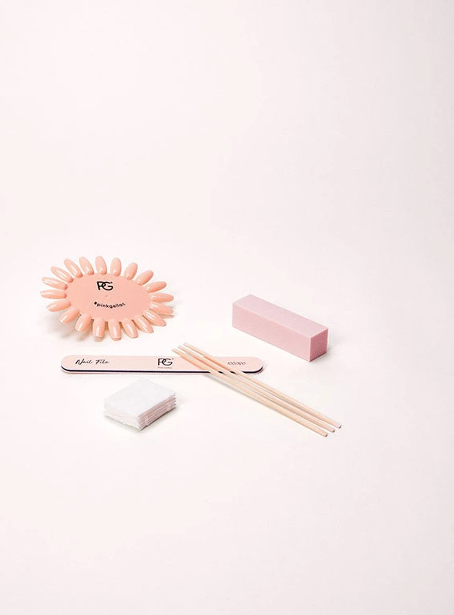 Pink Gellac - Starterset Premium Uncovered Met 4 Kleuren En LED Lamp + Manicure Set 5 Pink Gellac - Starterset Premium Uncovered Met 4 Kleuren En LED Lamp + Manicure Set - Afbeelding 5