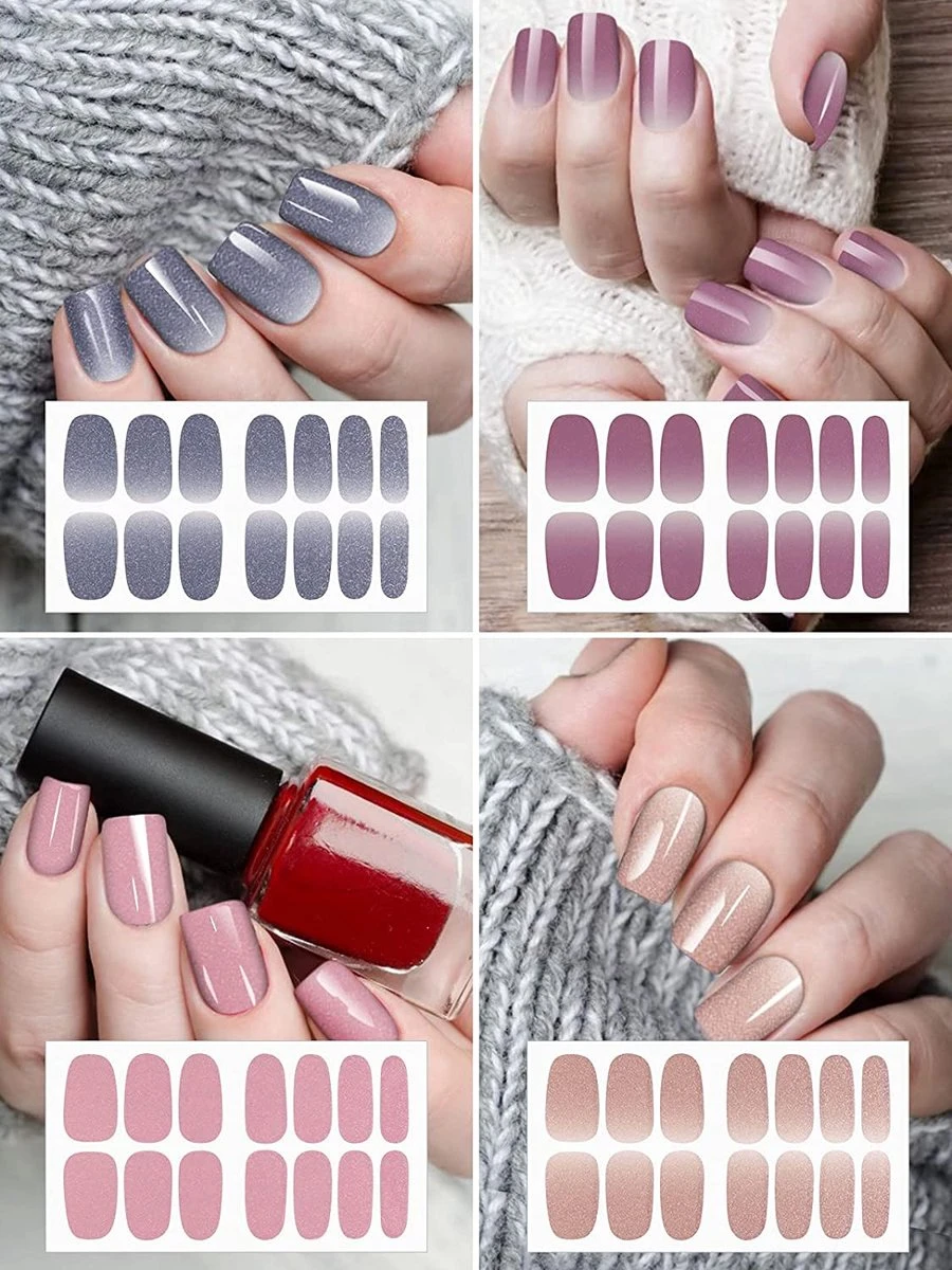 GUAPÀ® Nagelstickers & Nail Wraps - Nail Art - Nagel Folie - Diverse Kleuren Nail Wrap - 20 Vellen Nagelstickers 2 GUAPÀ® Nagelstickers & Nail Wraps - Nail Art - Nagel Folie - Diverse Kleuren Nail Wrap - 20 Vellen Nagelstickers - Afbeelding 2