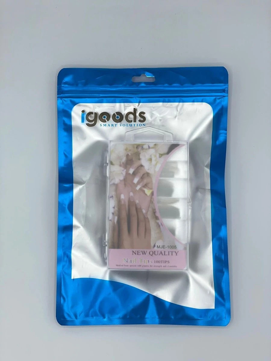 IGOODS - Nageltips - Transparant - 100 Stuks 6 IGOODS - Nageltips - Transparant - 100 Stuks - Afbeelding 6