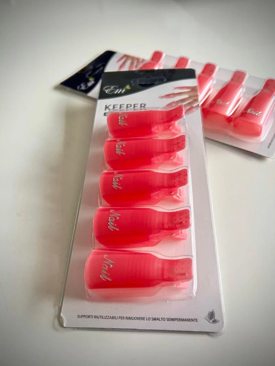 Nagellak Remover Clips | Nagelclips | 10 Stuks | Alles Kleuren 5 Nagellak Remover Clips | Nagelclips | 10 Stuks | Alles Kleuren - Afbeelding 5