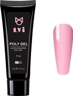 Elvi Polygel Starterskit - Complete Set Inc. USB UV/Led Mini Lamp-Nagelverlenging- Polygel 6 X 15g Perfecte Kleuren Roze - Polyacryl UV Nagellak-Quick Extension Temperature Color Changing UV Gel Pink -Nagelverzorging Winkel 914x1200 1